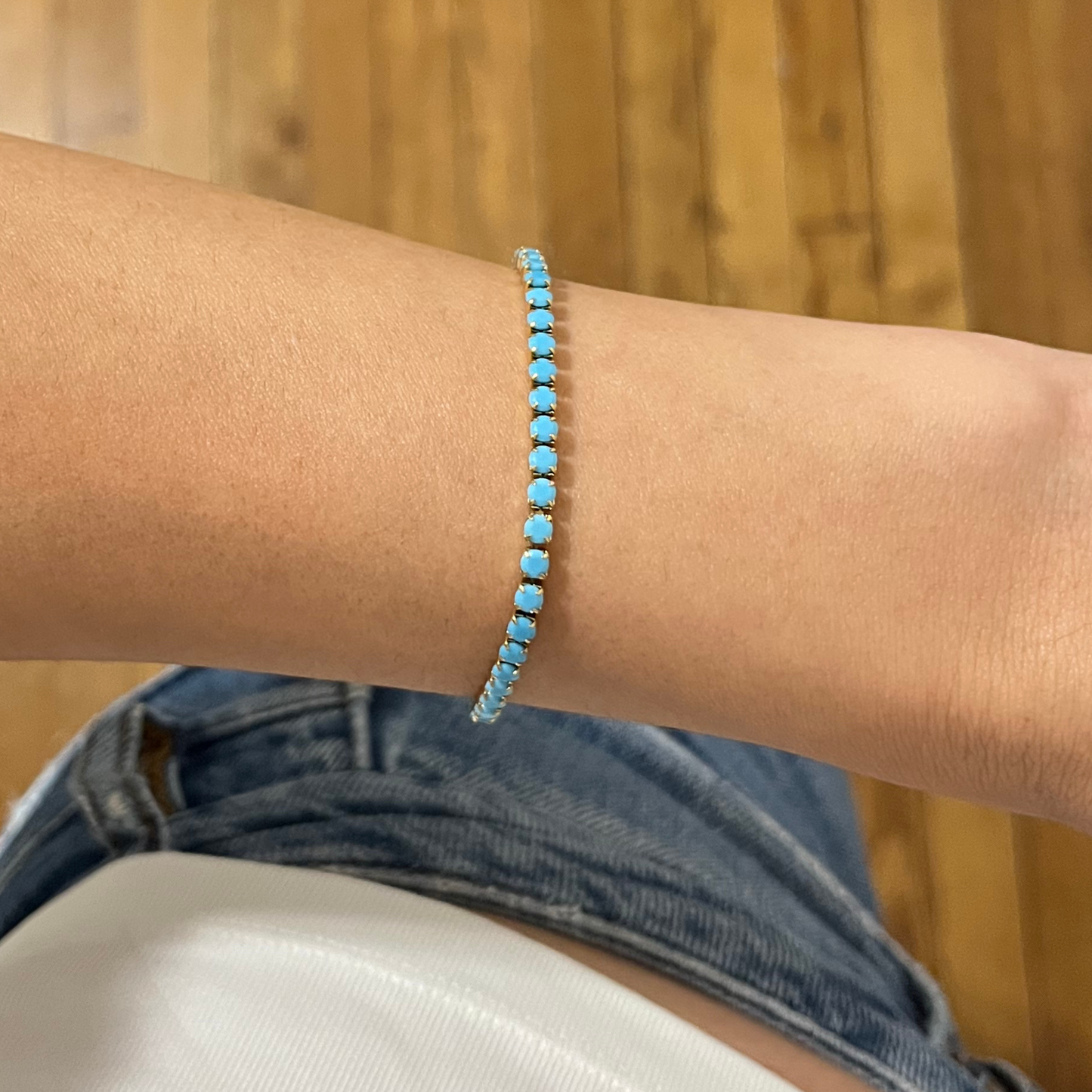 Turquoise Tennis Bracelet